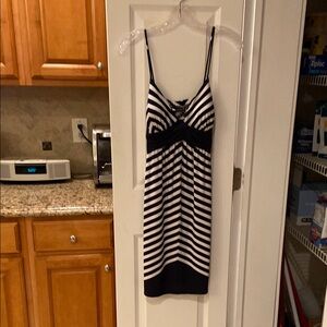 Carole Little Navy and White Striped Dress